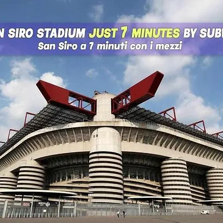 בית אירוח San Siro A 7 Minuti Stanza Con Zone Comuni *